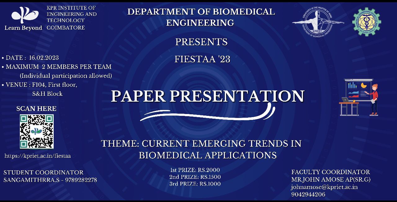 paper presentation competition 2023 in coimbatore