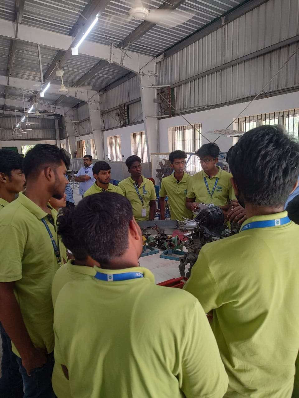 Hands on training on 4 wheeler engine and transmission system