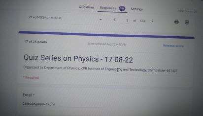 Quiz Series on Physics
