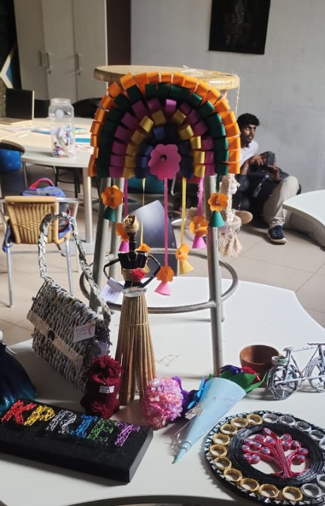 CRAFT TO BE PREPARED AND SUBMITTED IN SANGAMAM. THE STUDENTS CAN SHOW THEIR TALENTS IN MAKING THE CRAFT