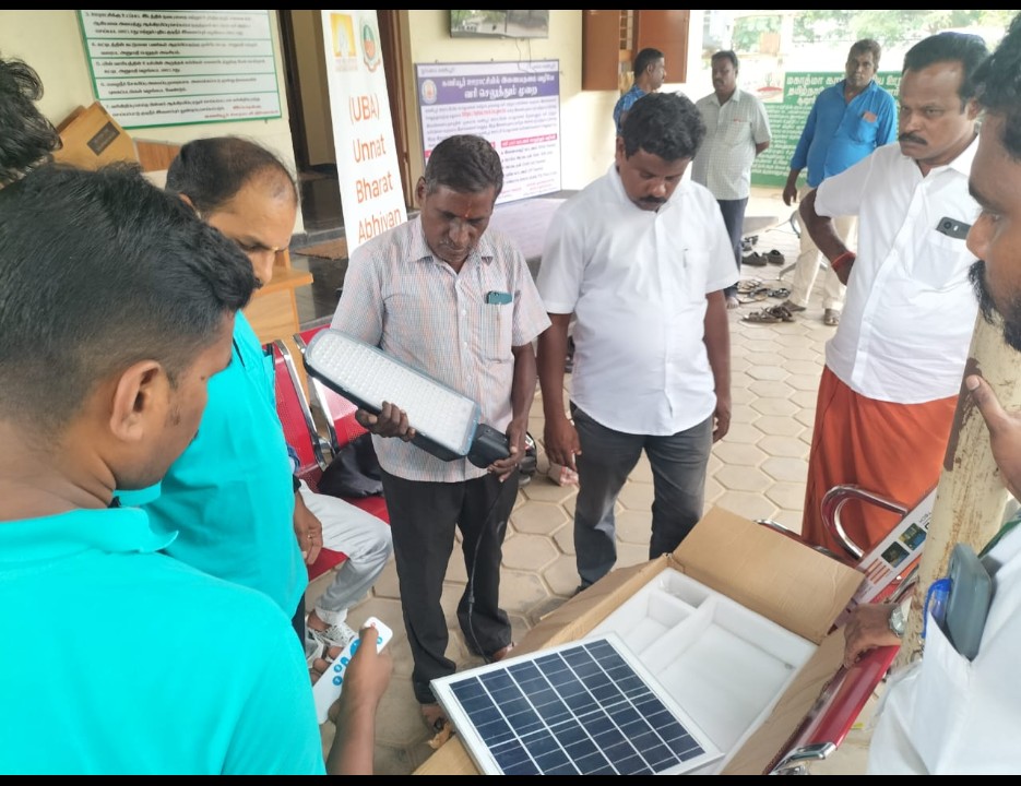 DONATION AND ERECTION OF SOLAR LIGHTS