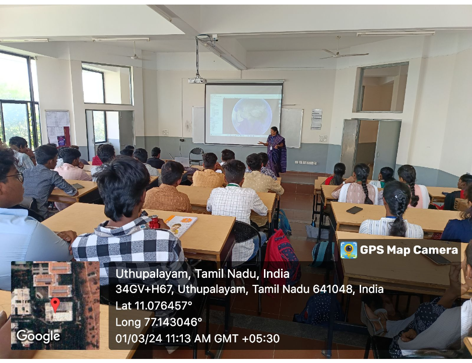GUEST LECTURE ON THE TOPIC "APPLICATIONS OF GIS IN HIGHWAY PLANNING"